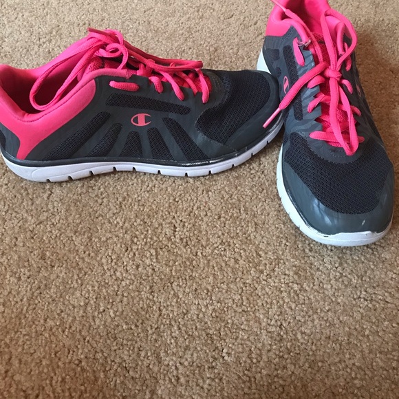 Pink champion tennis shoes Clearance